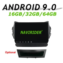 Navirider gps навигация для hyundai Santa fe IX45 сенсорный экран автомобиля android 9,0 64 Гб rom радио bluetooth плеер стерео
