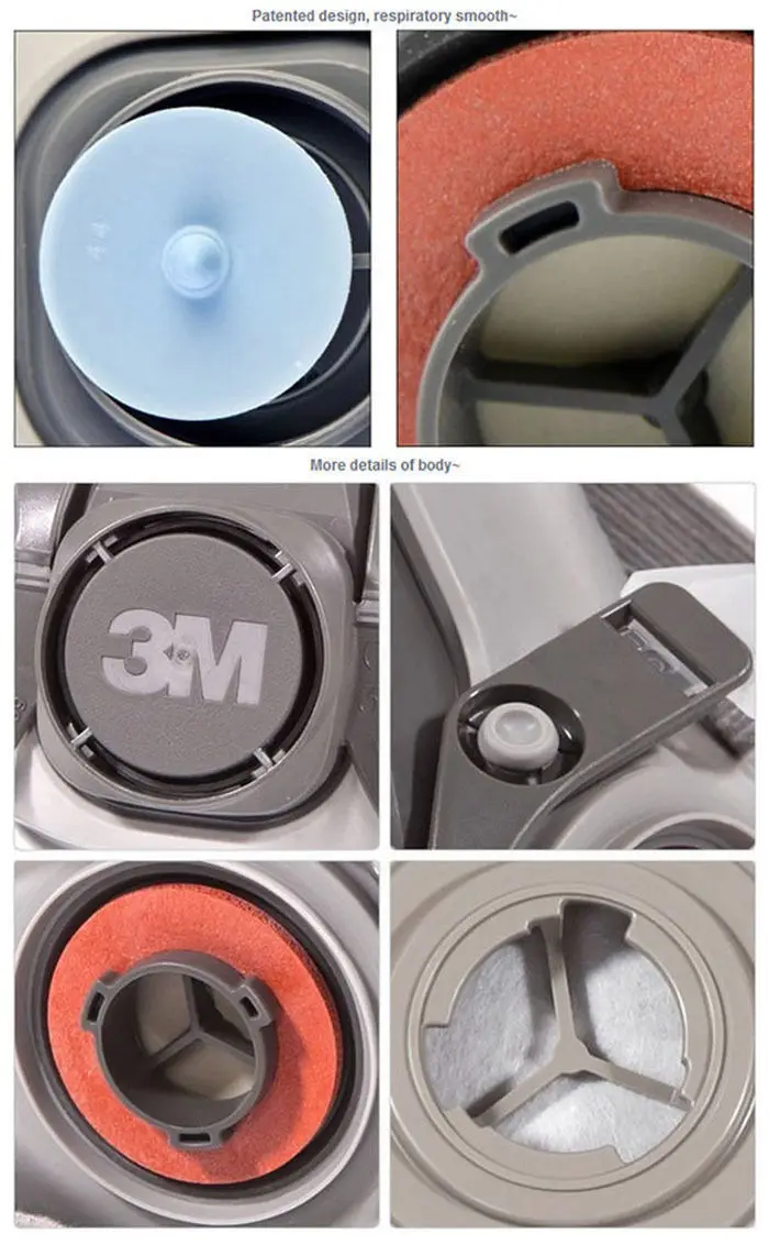 15 in 1 half Face Respirator 6200 Gas mask Spray Painting Protection Respirator Dust mask 15 in 1 half Face Respirator 6200 Gas mask Spray Painting Protection Respirator Dust mask