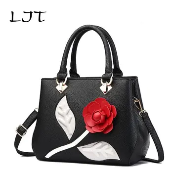 

LJT Cute Women Handbag Designer Elegant and Luxurious PU Leather Shoulder Bags Ladies Stereotypes Hand Bags Large Capacity Bag