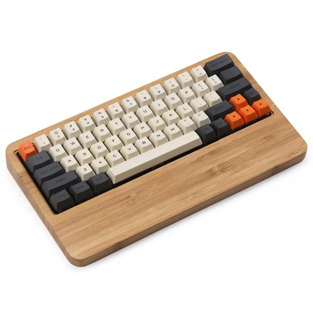 Углеродная 64 раскладка краситель sub keycaps OEM профиль включает 1 75 сдвиг fit GK64