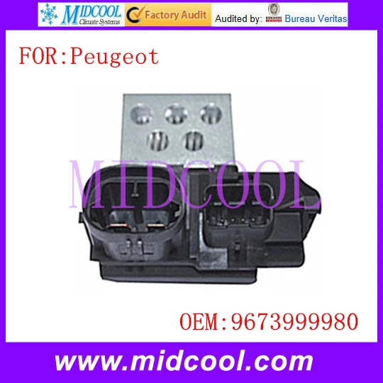 Prix pour Nouveau Chauffe Moteur Du Ventilateur ventilateur Résistance utiliser OE NO. 9673999980 pour Peugeot Prix pour Nouveau Chauffe Moteur Du Ventilateur ventilateur Résistance utiliser OE NO. 9673999980 pour Peugeot