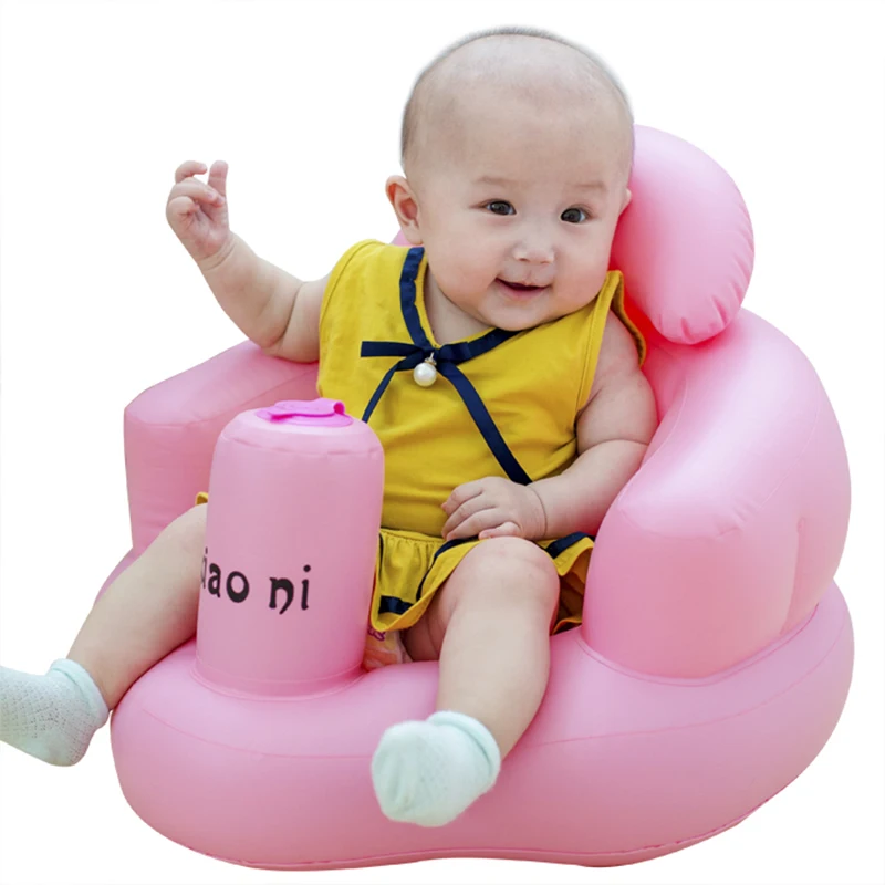 

Learning Chair Baby Inflatable Small Sofa Baby School Chair Multifunctional Anti-fall Folding Bathtub Stool