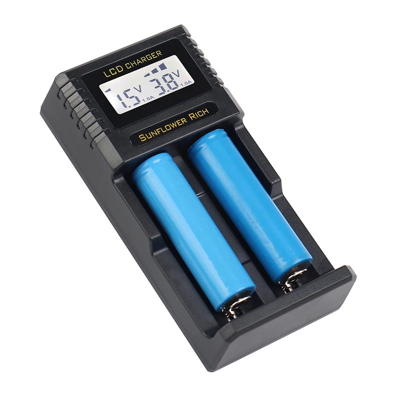 

DC12V input 18650 Charger LCD display Battery charger for li-ion battery 18650 18350 26650 10440 14500 18500 NI-CD NI-MH AA AAA