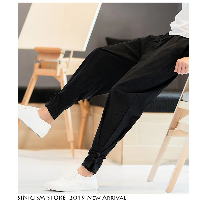 Sinicism مخزن الرجال الشارع الشهير ركض 2019 رجل عارضة الربيع مضحك المسار SweatPants الذكور القطن الحريم عداء ببطء الورك هوب الموضات