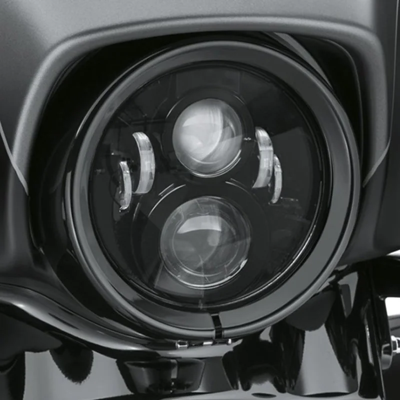 FADUIES 7inch Black LED Daymaker Headlight For Harley Davidson Motorcycle Tour,FLD,Softail Heritage,Street Glide,Road King (1)