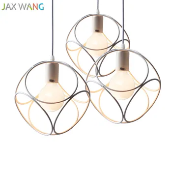 

Nordic E27 Pendant Light Modern Creative Personality Iron Dice Pendant Lamp Industrial Restaurant Bar Indoor Decor Hanging Lamp