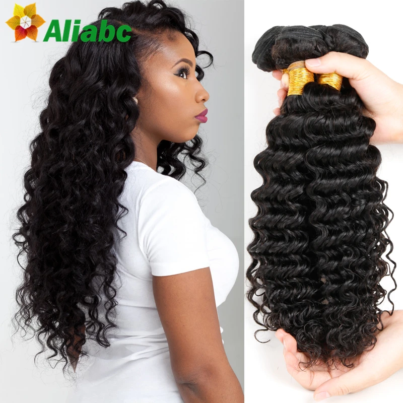 Deep Wave Brazilian Hair 4 Bundles Brazilian Human Hair ...