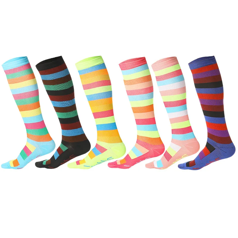 

david angie Boy Girl Men Striped Sports Socks Dot Nursing Athletic Exercise Socks Fit for Running Nurses Travel,1Yc6864