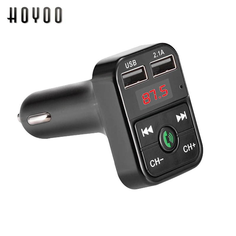 

FM Transmitter Wireless Bluetooth Car Kit Handsfree Car MP3 Audio Music Player Dual USB Radio Modulator Car Kit 2.1A USB Charger