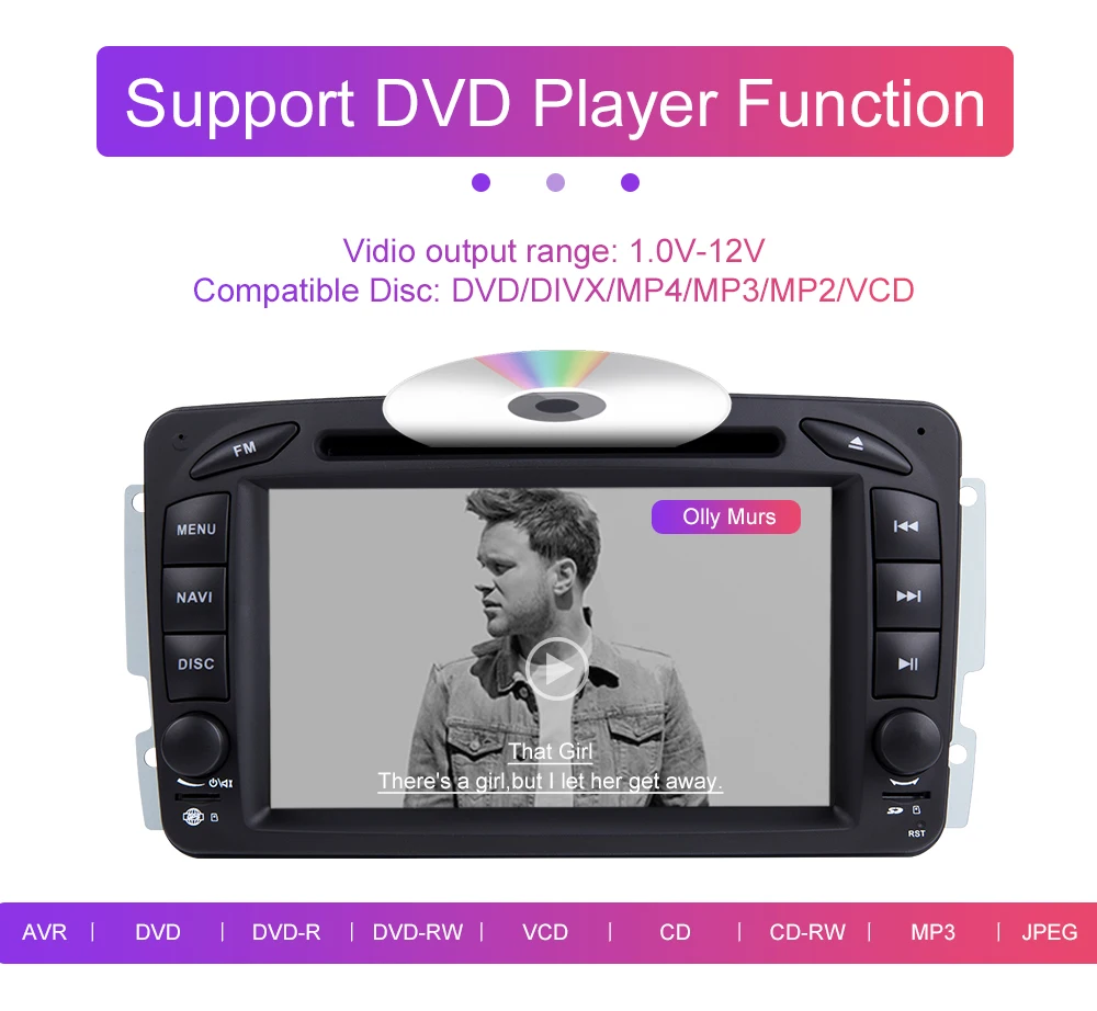 Sale Xonrich AutoRadio 2 Din Android 9.0 Car DVD Player For Mercedes/Benz/W209/W203/W168/M/ML/W168/W463/Viano/W639/Vito/Vaneo Audio 14