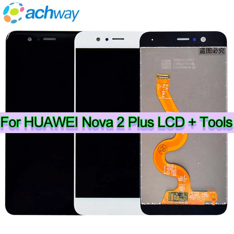 ЖК-дисплей для Huawei NOVA 2 Plus сенсорный экран с дигитайзером в сборе Замена