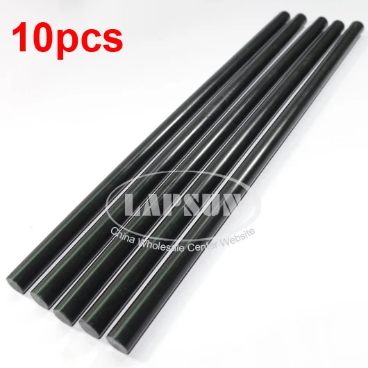 10pcs / Pack Lot 300mm x 11mm Glue Stick Adhesive technology Hot Black