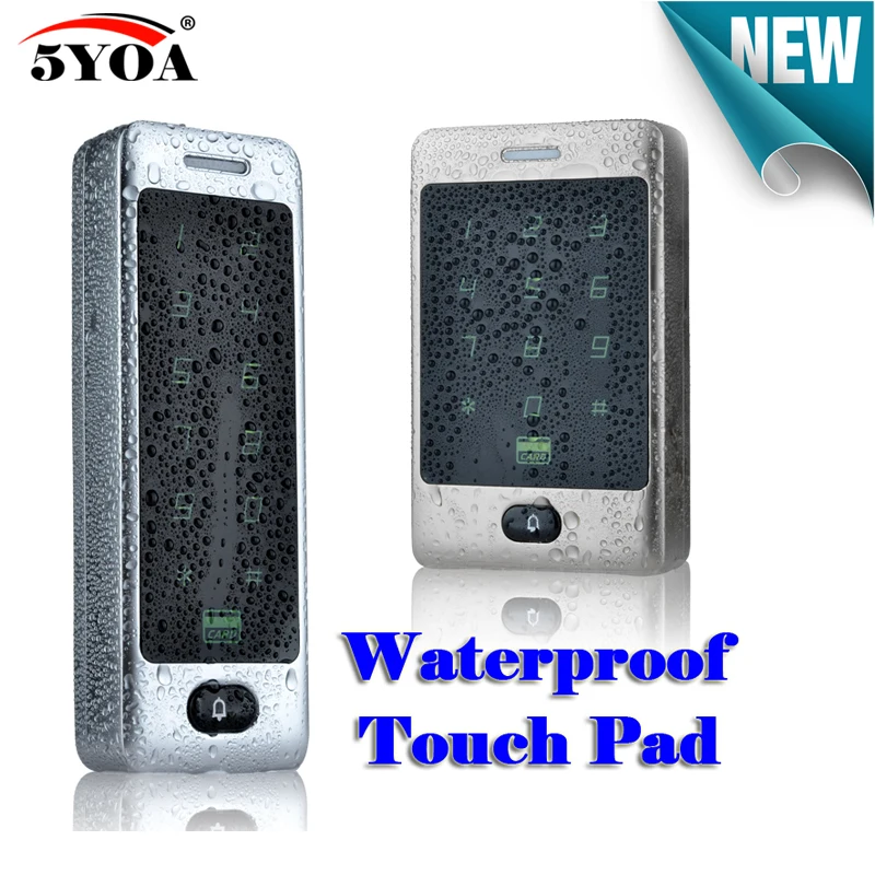 

Waterproof Touch Metal RFID Access Control Electronic Door Lock Electric Gate Opener Smart Keypad Case Reader 125khz ID Card