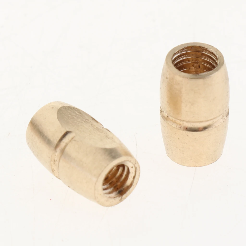 Tooyful 20 Pieces Copper Saxophone Sax Mouthpiece Clip Welding Screws Golden DIY Wind Instrument Accessory