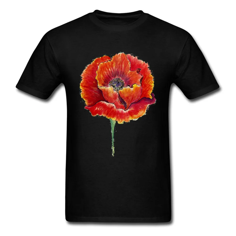 Poppy flower_black
