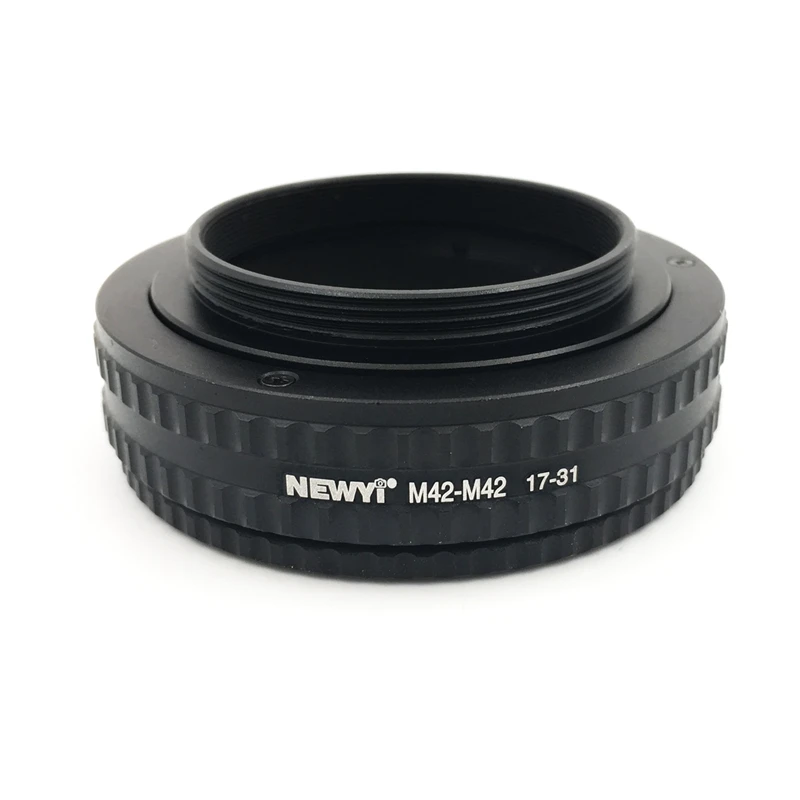 

NEWYI M42-M42 Mount Adjustable Focusing Helicoid Adapter 17-31Mm camera Lens Converter Adapter Ring