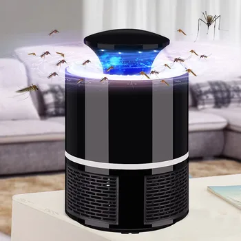 

Electric Mosquito Killer Trap UV Lamp Night Light Fly Bug Lamp Noiseless Mosquito Repellent Zapper Pest Killing Catcher USB Plug