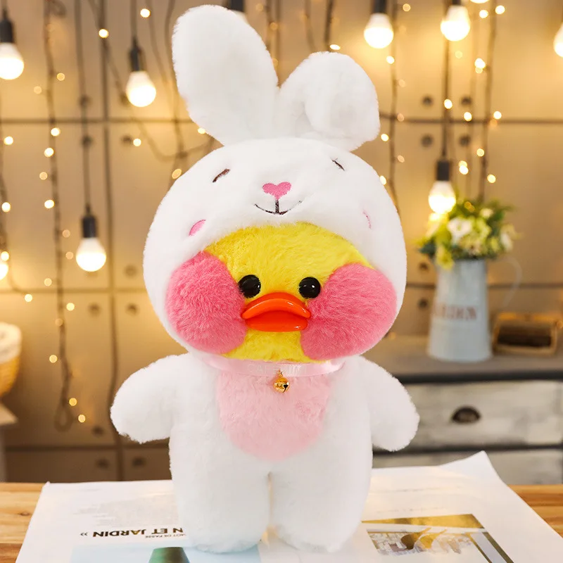 Kawaii LaLafanfan кафе утка плюшевая игрушка милая косплей Тоторо кошка кролик мягкая