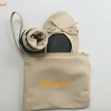 Заказной Логотип Складная обувь с сумкой для свадебного подарка