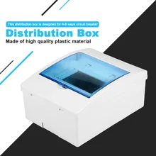 Plastic 4-6 Ways Distribution Box For Circuit Breaker Indoor On The Wall Circuit Breaker Distribution Box dz47 63h miniature circuit breakers for household and distribution box and mechanical equipment motor overloa protection