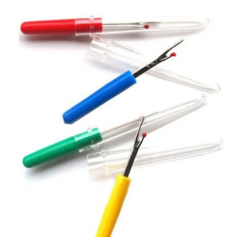 

Imixlot 4Pcs Colorful Plastic Handle Craft Thread Cutter Seam Ripper Stitch Unpicker Sewing Tool For Home Supplies