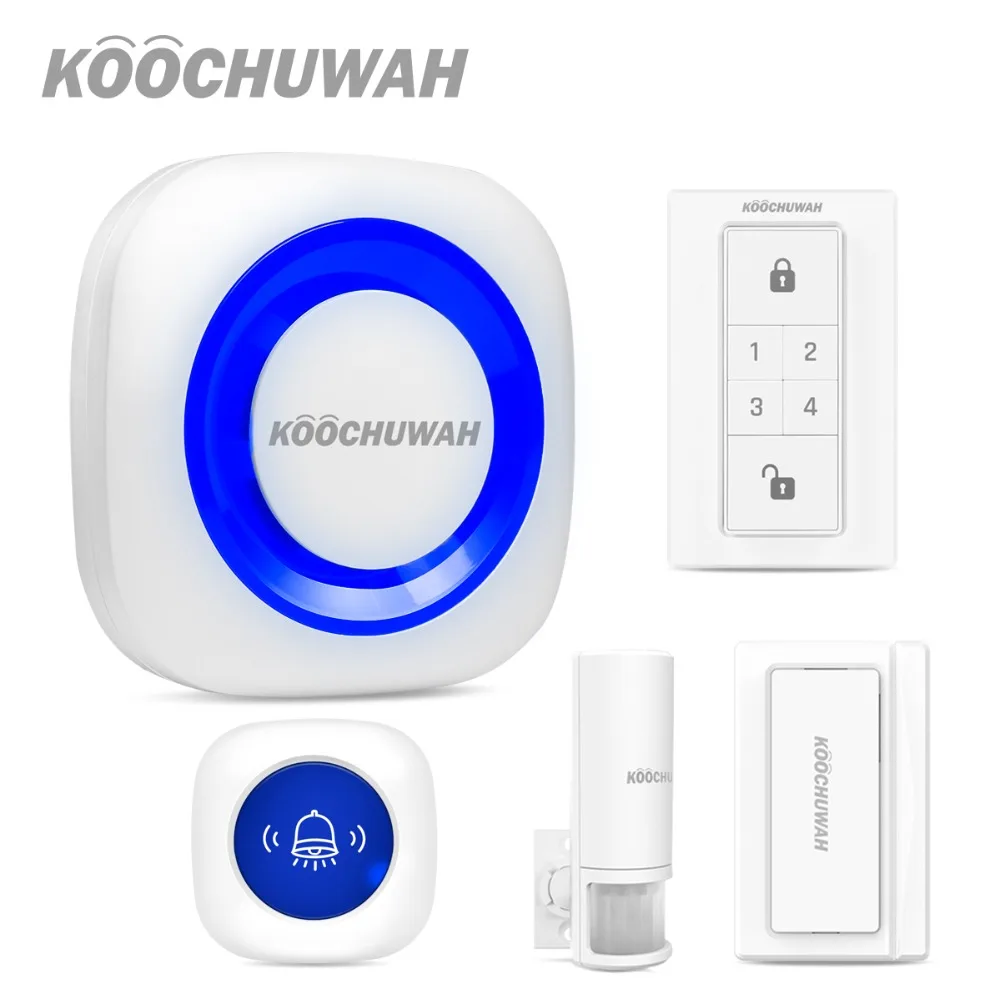 Беспроводная Автомобильная сигнализация KOOCHUWAH с датчиком движения и звуковым