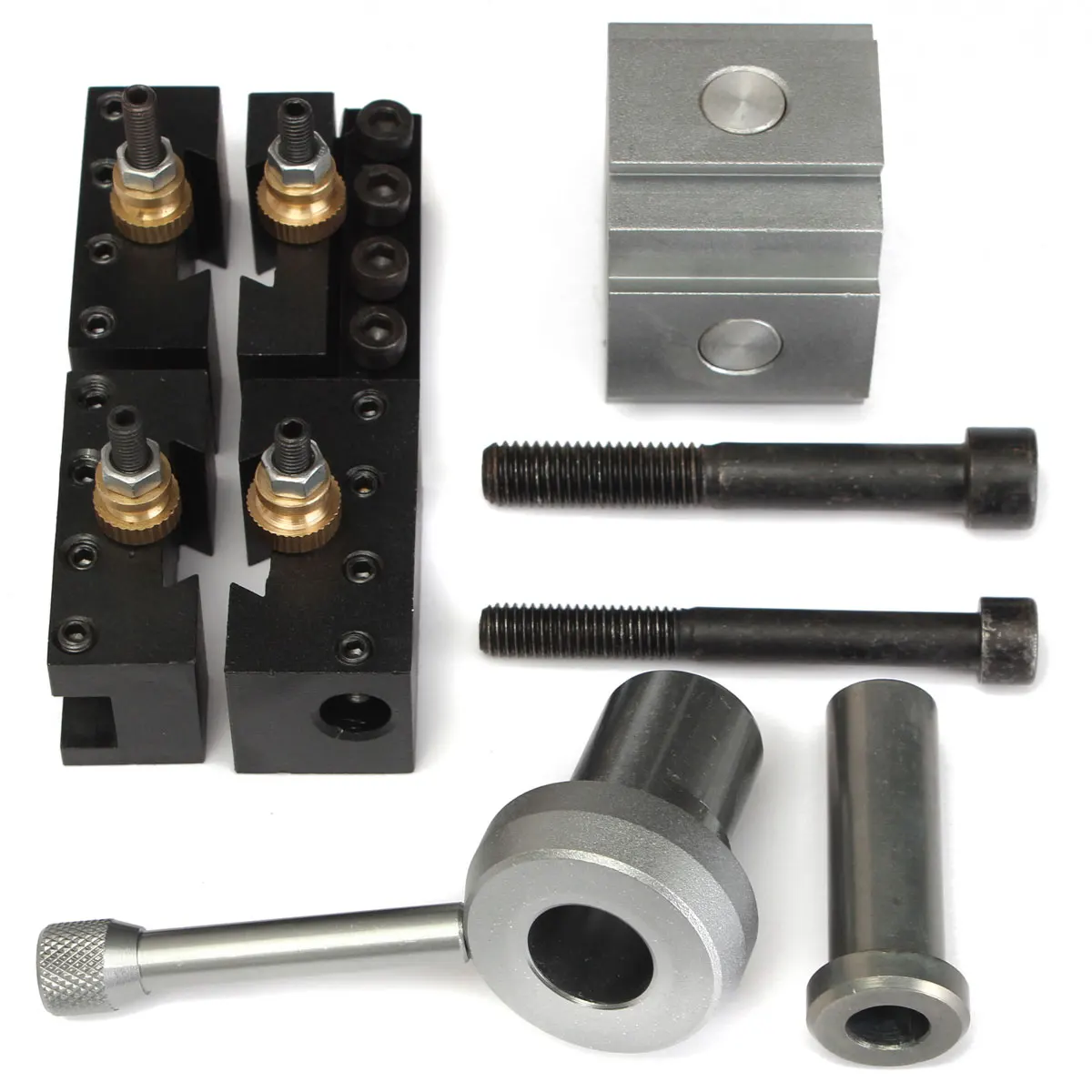 Mini Quick Change Tool Post Holder Kit Set for 7 x 10,12,14/" Multifix Toolholder