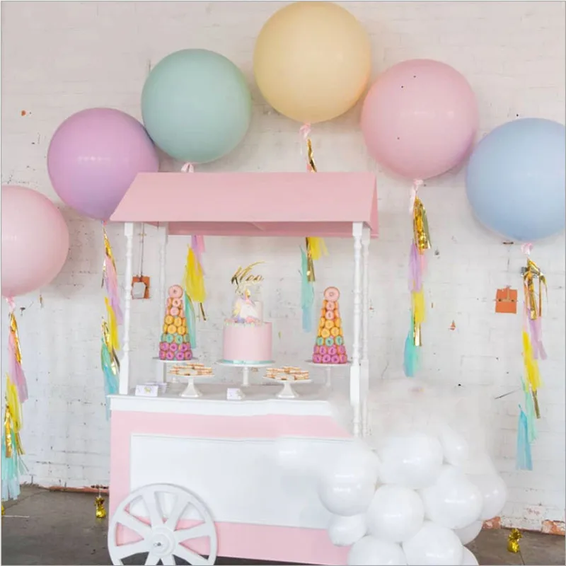 36 дюймовые круглые шары Jumbo Pastel большие гигантские красивые свадебные шарики