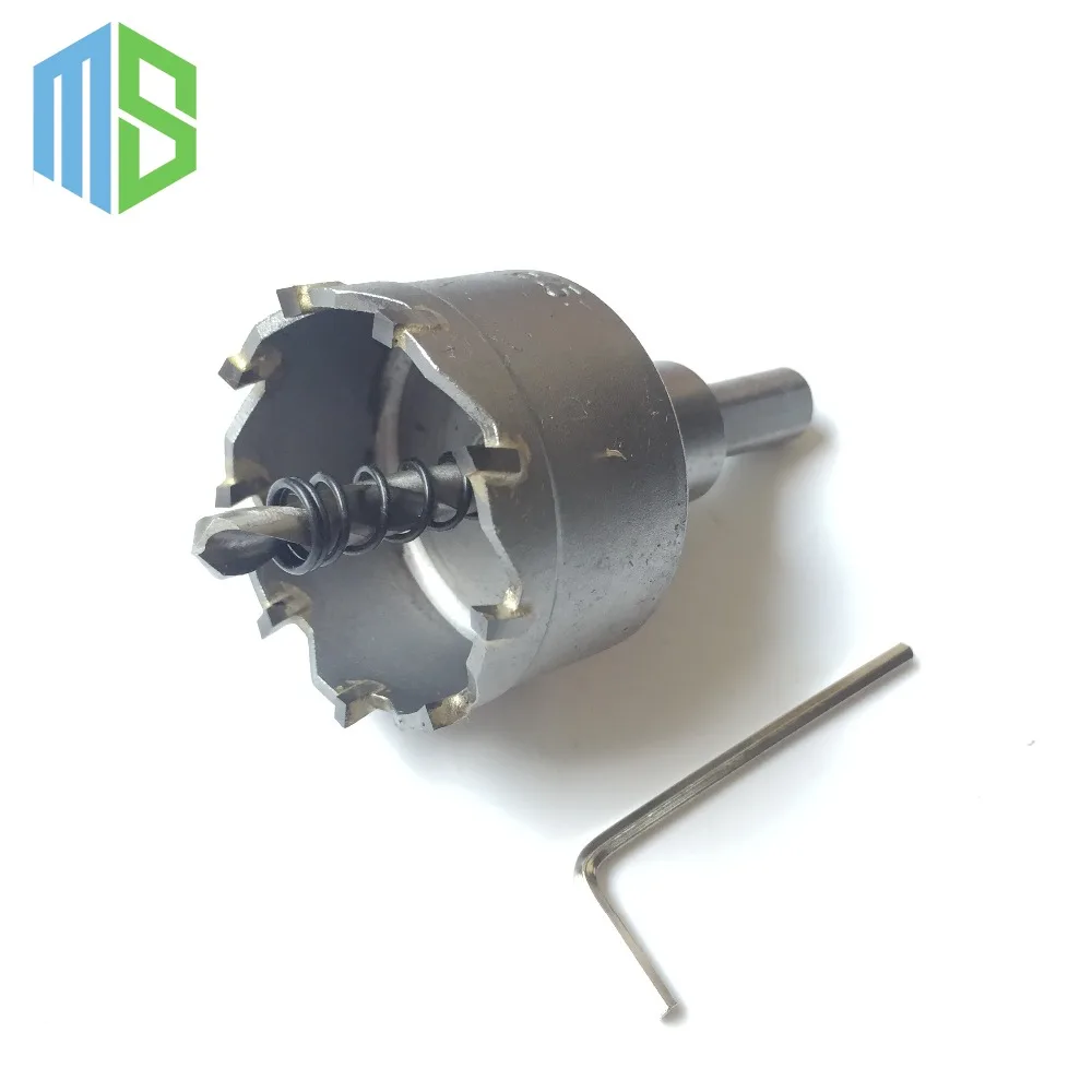 45mm Metalworking tungsten Carbide Tip Drill Bit TCT Hole Saw Set for