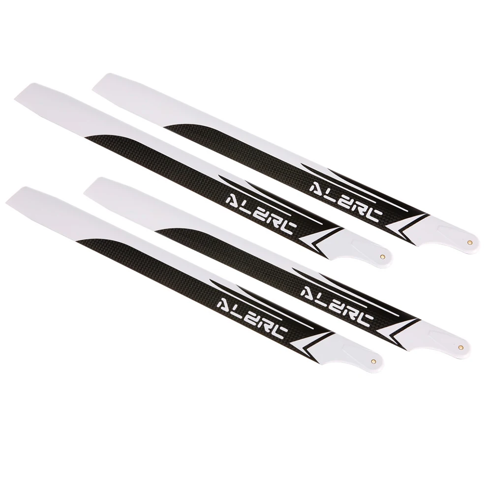 

2 Pairs 380mm Helikopter Carbon Fiber Main Blades for Devil 380 FAST Align 470L RC Helicopter Airplanes Parts