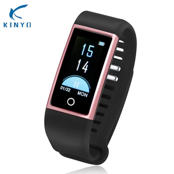 

2018 Smart Band Bracelet Wristband Color Display Monitor Blood Oxygen Fitness Tracker Sleep Test Message Tips For Andriod IOS