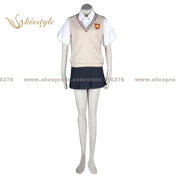 

Kisstyle Fashion A Certain Scientific Railgun Shirai Kuroko Uniform COS Clothing Cosplay Costume,Customized Accepted
