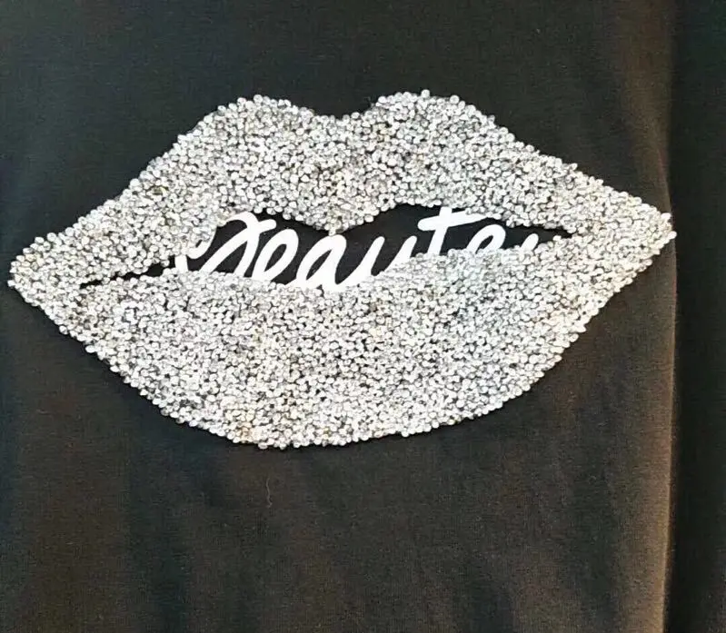 Новинка 2018 1 шт. стfun разы солнцезащитные очки с вышивкой губы утюгом на шитье
