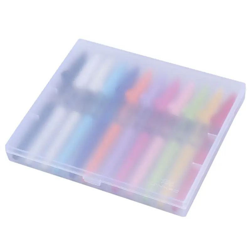 

12pcs/box JINHAO SHARK Series Fountain Pen Candy Color Kawaii Shark Cover Student Practise Ink Pen with A Box