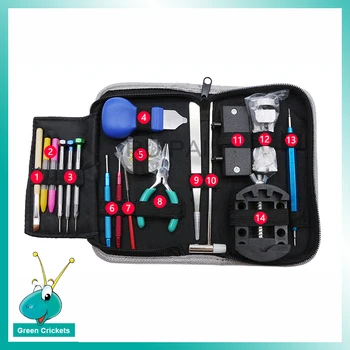 

2019 New Watch Repair Tool 21 in 1 Combination Tool kit Watch Maintenance Tool for Watchmaker Watch Repair Battery Replacement