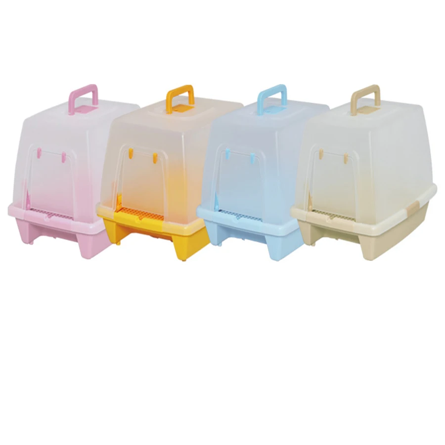 

Large Health Closed Cat Litter Box Sand Scoop Pet Supplies Cats Toilet Box Bag Pee Mascotas Gatos House Plastic Shovel 90A2467