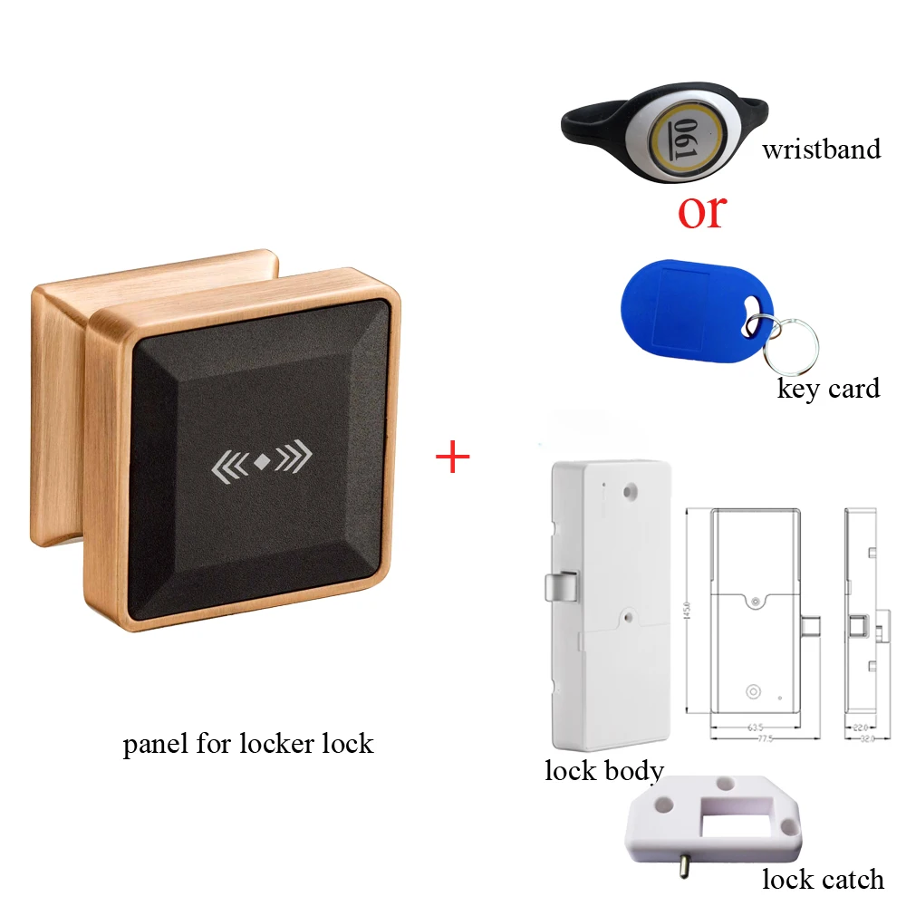 Дома цифровой замок шкафа ящика Электронный Keyless RFID карты блокировки шкафчика