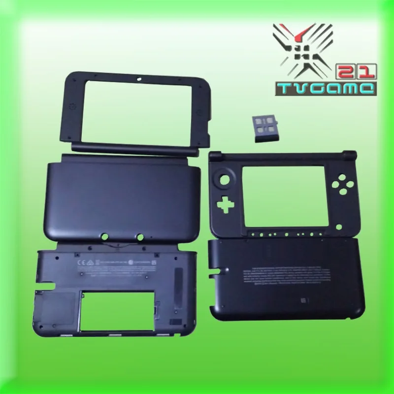 Сменный полный комплект оболочки для nintendo 3DS XL корпус/чехол для 3DS LL цвет черный, серебристый, синий, красный, Mar-io красный, Mar-io серебристый