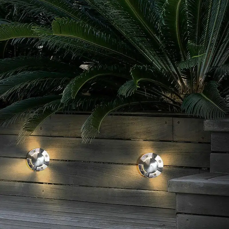 Enterrado Lâmpada Cob Levou Subterrânea Luz Inground Ip68 Warm White - Branco Frio 5 w Led 13 Warm White Branco Frio LEVOU luz subterrânea