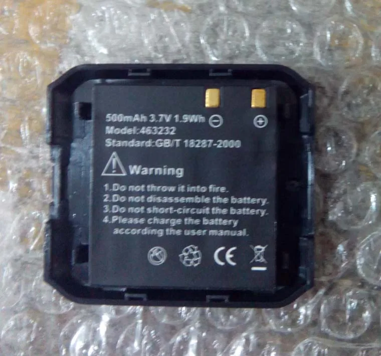 

Original ZGPAX S82 Watch battery 500mah for ZGPAX S82 Smart Watch Smartphone Android 4.4 MTK6572 Smart Smartwatch-free shipping
