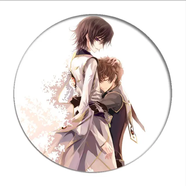 Anime Code Geass Insignias De Cosplay Lelouch Lamperouge Broche Lindo Suzaku Icono Coleccion Broche Para Mochilas Ropa Decoracion Aliexpress