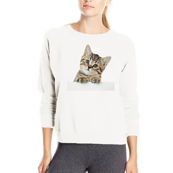 

3D animal cute cat hoodies women popular style streetwear new design 3D cat sweatshirt lovely spring clothes pullover hoodie