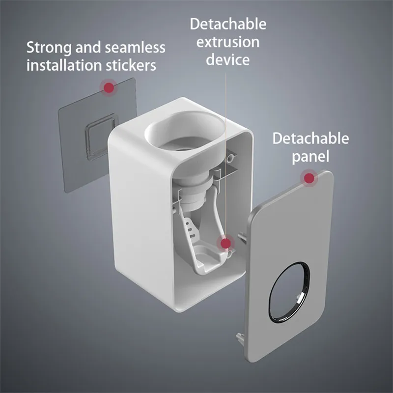 Onepe Автоматический Дозатор зубной пасты соковыжималки пыленепроницаемый настенная подставка для зубных щеток крепление подставка Аксессуары для ванной комнаты Набор