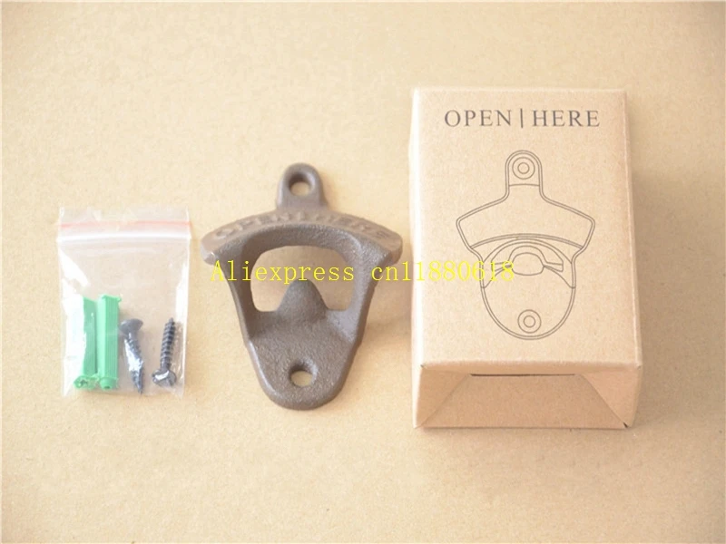 

50 шт./лот Быстрая доставка Винтажный Античный стиль Бар Паб пиво содовая Крышка для бутылок настенное крепление с винтами