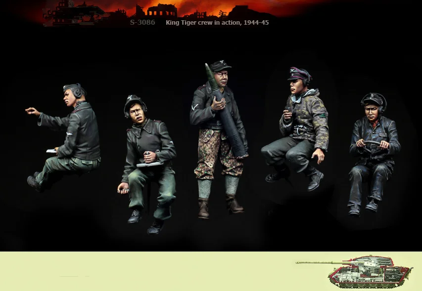 1/35 набор моделей фигурок из смолы WW2 Немецкий 429 (без резервуара) несобранный