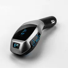 2016 X 5 Bluetooth Handsfree FM передатчик автомобильный комплект mp3-плеера радио адаптер работа с карты памяти у диска для iPhone смартфон
