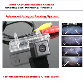 

Intelligent Parking Tracks Rear Camera For MB Mercedes Benz E Class W211 2002-2008 Reverse NTSC RCA AUX HD SONY CCD 580 TV Lines