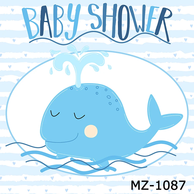 whale baby shower