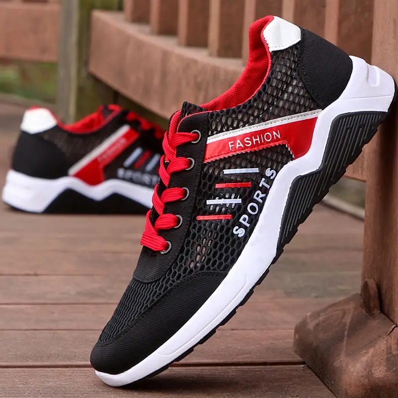 

Youbroer Men's Casual Shoes Sports Fashion Net Shoe Men's Summer Single Shoe Breathable Net Shoes