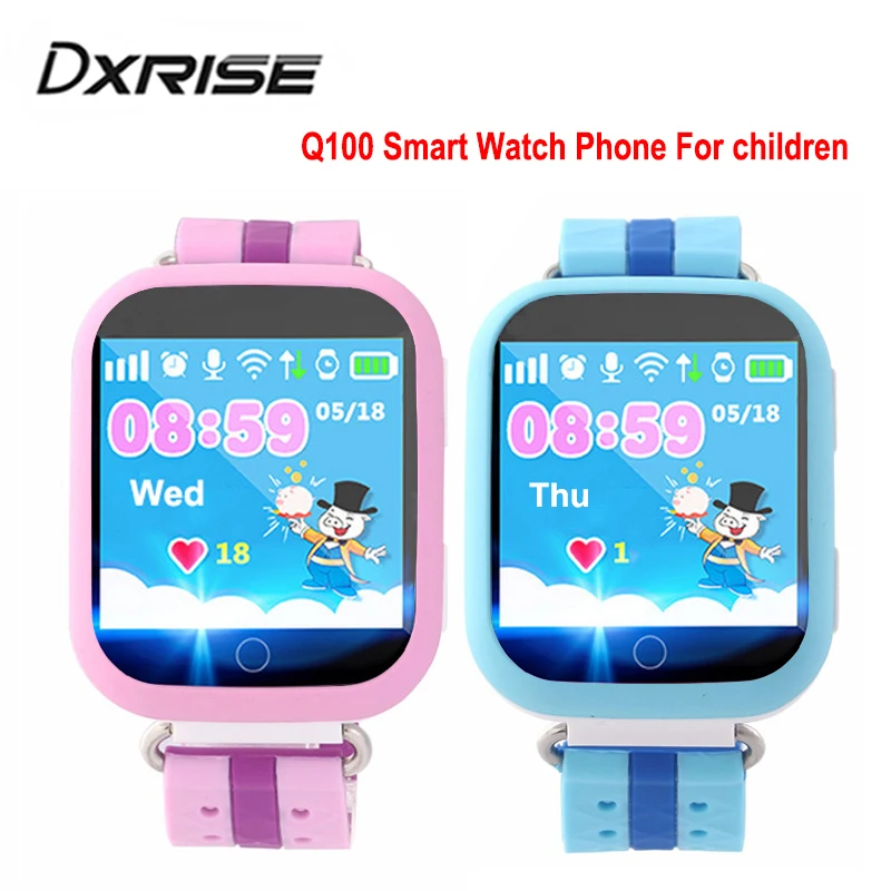 Q100 gps smart watch для детей с Wi Fi сенсорный сим карты Q750 SOS устройство определения